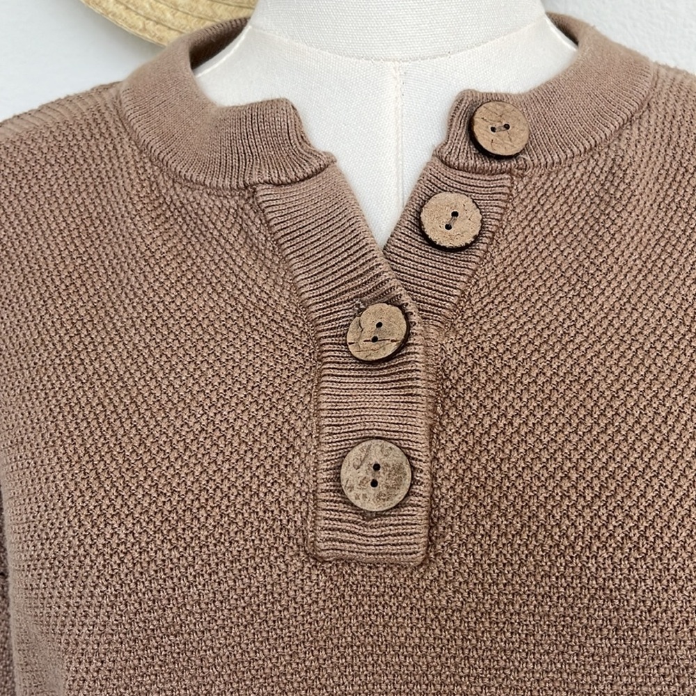 Women's Tan Knit Lounge Set, Travel Set, Airport Matching Set - Picture 4 of 8